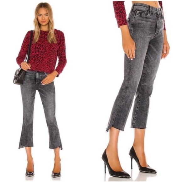 Mother The Insider Crop Step Fray in Train Stops 24 NWOT - Picture 4 of 11